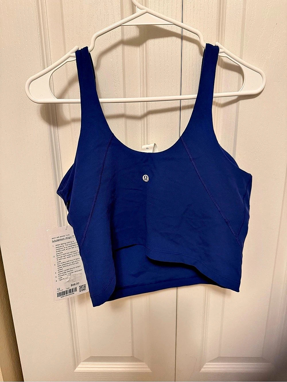 lululemon Align Tank Top Blue Athletic Tank NWT